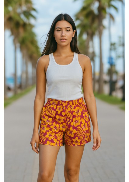 Çiçekli Regular Kadın Short fırsatları