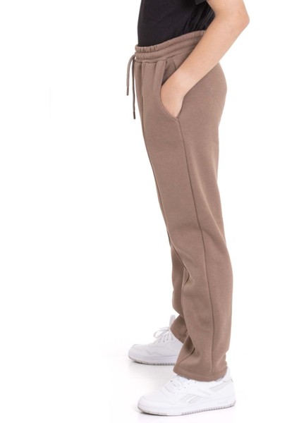 Kahverengi Erkek Çocuk Çima Detaylı Şardonlu Eşofman Altı 21472 modelleri