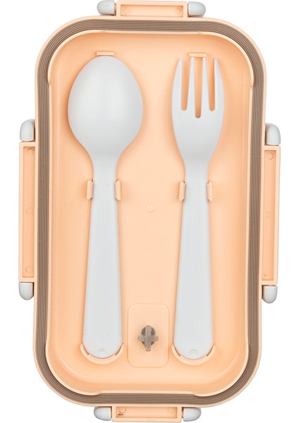 Aura Çift Katlı Beslenme Kabı (450 ml + 400 Ml) Paslanmaz Çelik Yemek Saklama Kabı modelleri