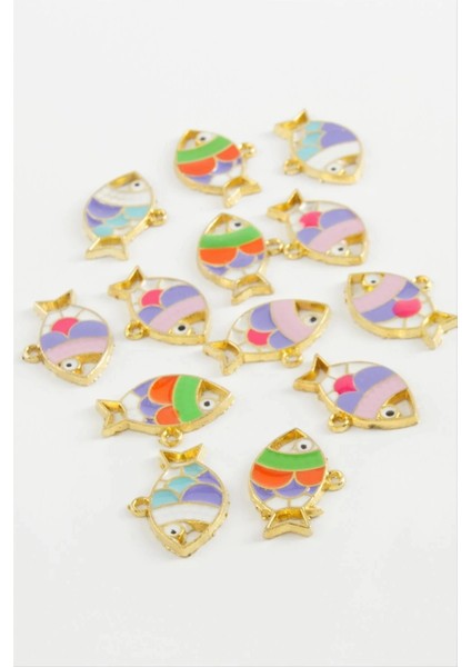 Balık Tek Kulp Mineli Bileklik ve Kolye Ucu Aparatı 1 Adet