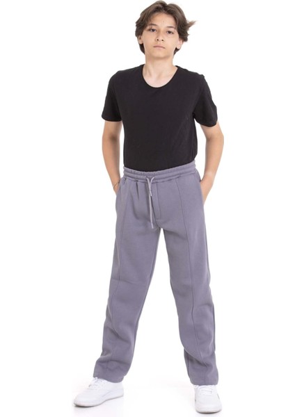 Gri Erkek Çocuk Çima Detaylı Şardonlu Eşofman Altı 21471 fiyatları