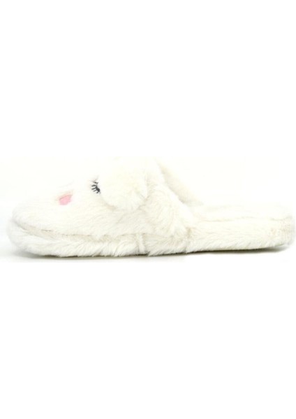 Anne Kız Ev Terliği Rahat Peluş Kuzu Figürlü Kulaklı Tüylü Kışlık Terlik Hayvanlı modelleri