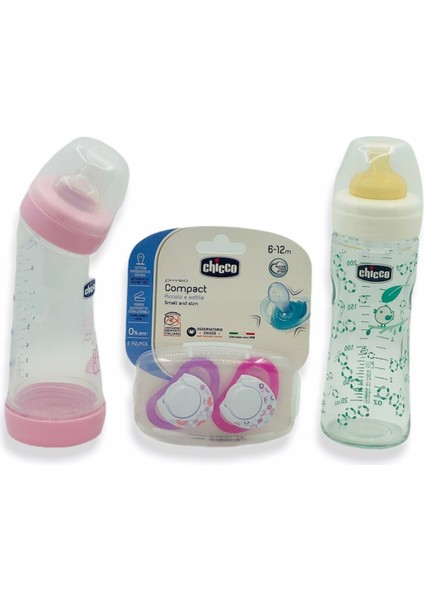 Chicco Bebeğinizin Ilk Seti 3'lü Fırsat Paketi - Pembe