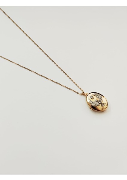 Çelik Alya Kolye Uzak Şehir Forse Zincir Gümüş Renk