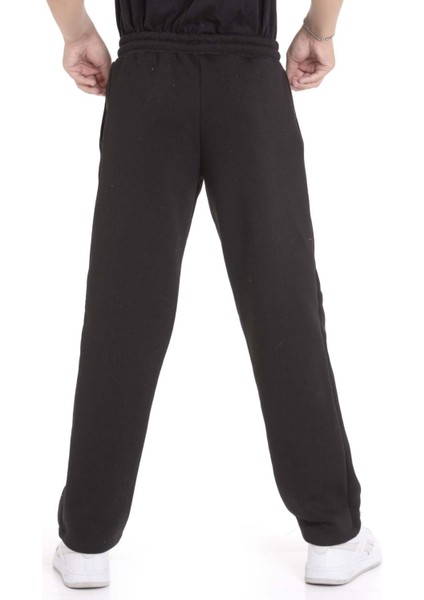 Siyah Erkek Çocuk Çima Detaylı Şardonlu Eşofman Altı 21469 fırsatları