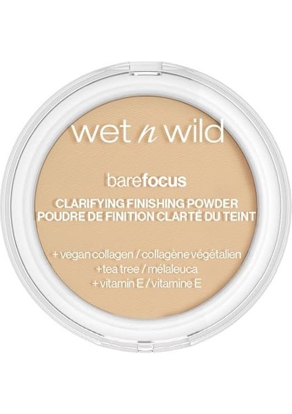 , Bare Focus, Makyaj Arındırıcı ve Sonlandırıcı Pudra Nouveau Açık/orta Cilt Tonları Için