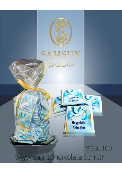 Angelo Chocolate 72 Adet İsim Kuşaklı Erkek Bebek Çikolatası fırsatları