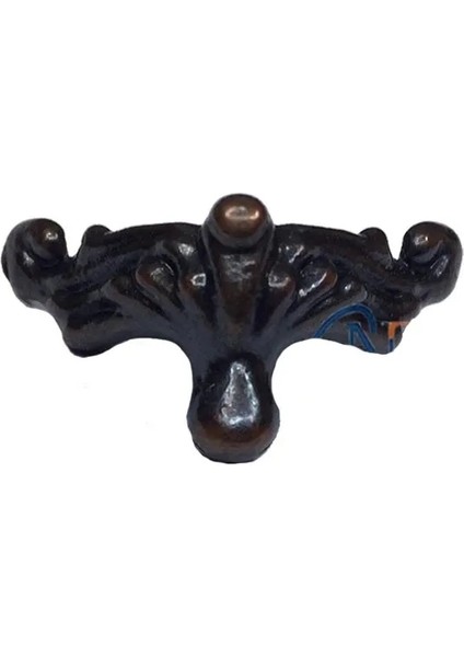 Buğz Köşe Etekli Sandık Ayağı, Kutu Ayak 1,5 cm - Eskitme