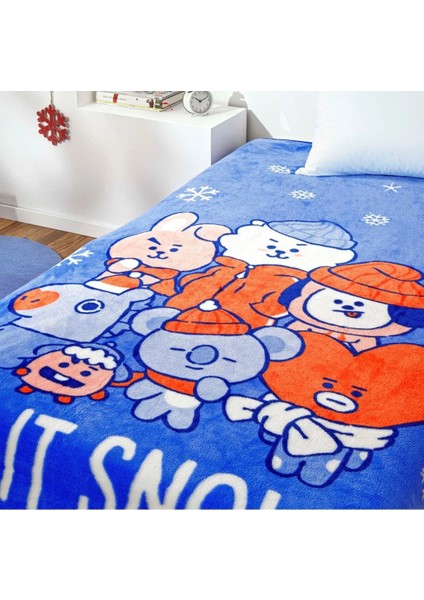 Lisanslı Tek Kişilik Let It Snow Battaniye 160X220 cm fiyatları