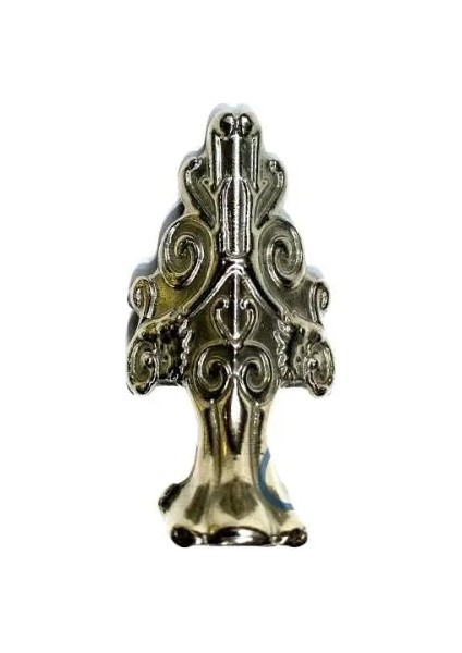 Buğz Lükens Sandık Ayağı, Kutu Ayak 4 cm - Nikel