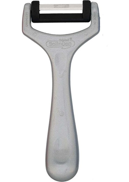 Pırıltılı Gri/gümüş Sapan Soyacak – Paslanmaz Alman Çeliği, Ergonomik Sap, Yüksek Keskinlik fırsatları