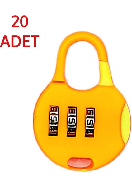 Toys Şifreli Mini Kilit 20 Adet