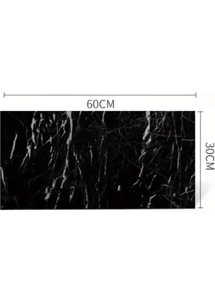 Buğz Siyah Mermer Desenli Alüminyum Plastik Duvar Sticker fiyatları