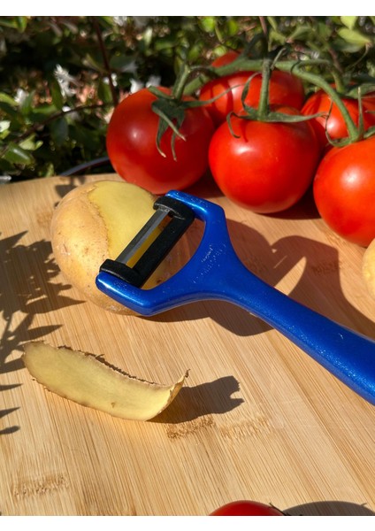 Pırıltılı Mavi Sapan Soyacak – Paslanmaz Alman Çeliği, Ergonomik Sap, Yüksek Keskinlik modelleri