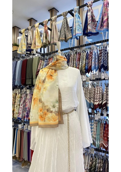 Nazlı Bahar Şal Açık Kahverengi