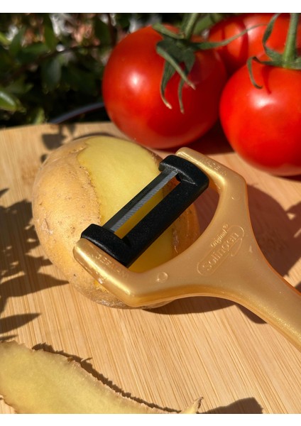 Pırıltılı Sarı/gold Sapan Soyacak – Paslanmaz Alman Çeliği, Ergonomik Sap, Yüksek Keskinlik fiyatları