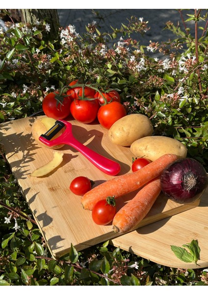 Pırıltılı Pembe Sapan Soyacak – Paslanmaz Alman Çeliği, Ergonomik Sap, Yüksek Keskinlik fırsatları