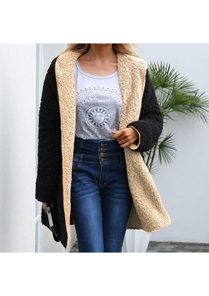 Peluş Çift Taraflı Kışlık Kadın Tüylü Ceket fırsatları