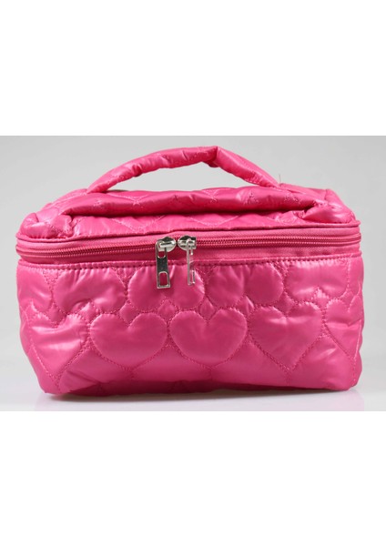 Pembe Kalpli Kapitone Makyaj Çantası fiyatları