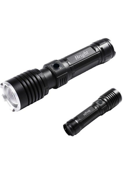 Buğz Bright GHT-5761 XP90 LED 3 Mod Zoomlu Yağmur Suyu Geçirmez Şarjlı El Feneri 26650 Pilli modelleri