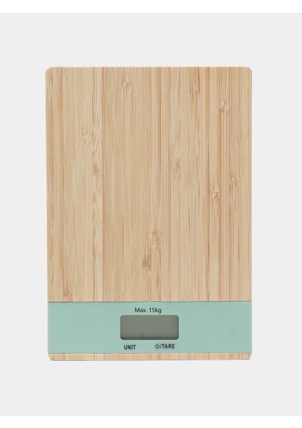 Buğz Ahşap Lüks Dijital Ekranlı 15 kg 1 gr Çok Şık Hassas Elektronik Mutfak Terazisi