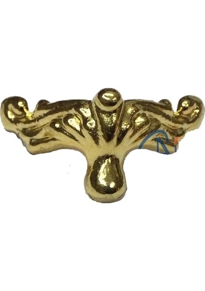 Buğz Köşe Etekli Sandık Ayağı, Kutu Ayak 1,5 cm - Sarı