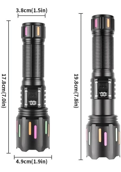 Buğz PS-9954 30W Zoomlu LED Powerbank Özellikli Şarjlı Profesyonel El Feneri fiyatları