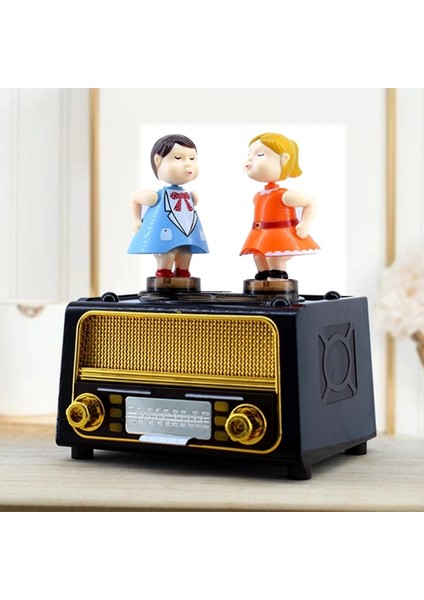Buğz Öpüşen Çift Müzik Kutusu