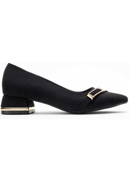 Kadın Tokalı Topuklu Ayakkabı; Siyah Zra fiyatları