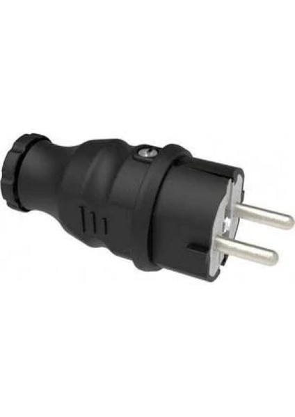 BK1-1402-2011 ,220V 2p+E 16-Amper Düz Kaucuk Fiş
