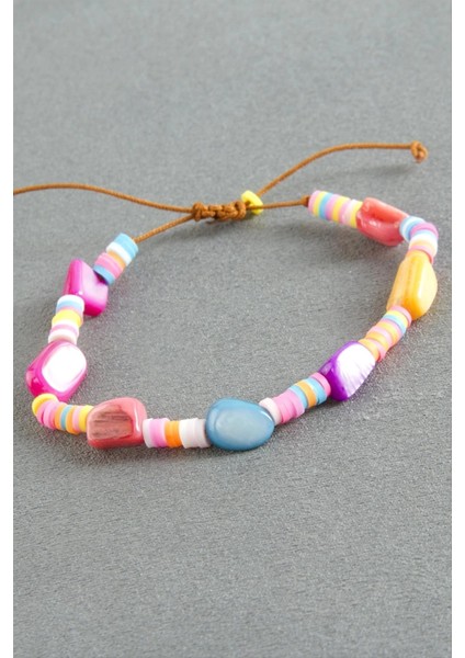 Buğz Kırık Doğaltaş Fimo Boncuk Bileklik fiyatları