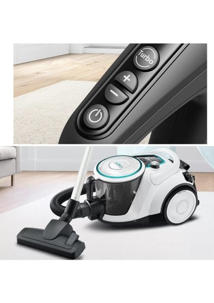 BGS41HYG1 Serie 6 Pro Hygienic Toz Torbasız Süpürge+Dijital Muftak Tartısı Hediye