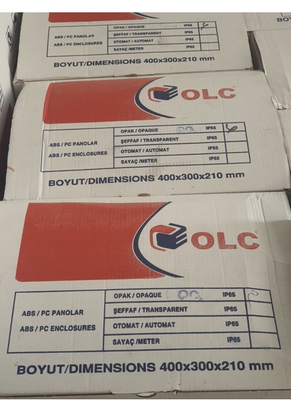 Abs Pc Elektrik Panosu IP65 400X300X210 mm