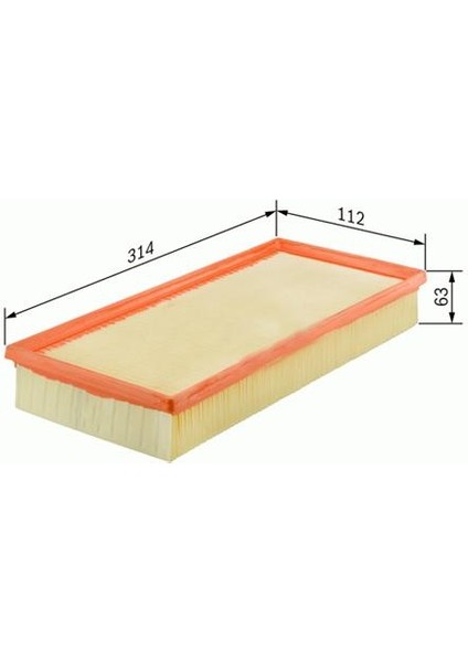 Hava Filtresi P106-SAXO 1.6 96-05 C32119
