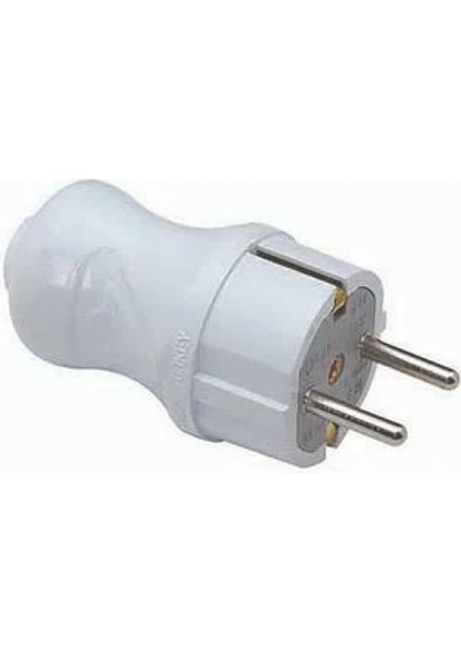 Far Z00421S ,1-Faz 220V/16A Topraklı Erkek Fiş