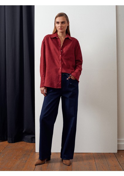 72058 Beli Lastikli Denim Pantolon-Lacivert fiyatları