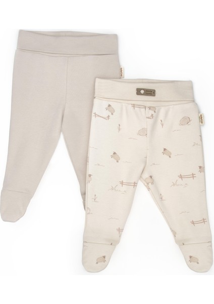 Bebek 2li Patikli Pantalon %100 Organik Pamuk , Bebek - Yenidoğan- CSY8179 fiyatları