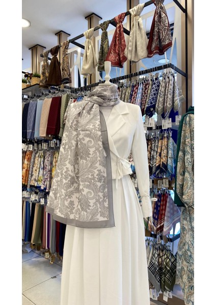 Etnik Asalet Şal Gri