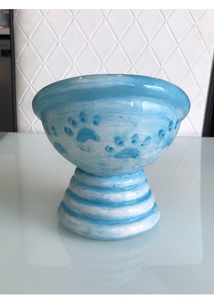 Kedi Mama Kabı, Yüksek,renkli, El Yapımı, fiyatları