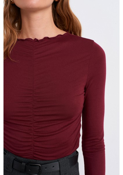 32112 Büzgülü Top-Bordo fırsatları