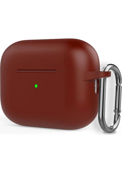Aırpods 3 Kılıf Sense Silikon Bordo