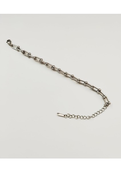 Çelik T Fany Bileklik Gümüş Rengi