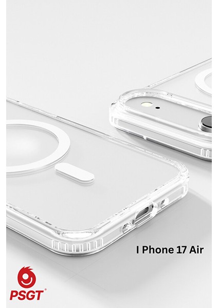 iPhone 17 Air Magsafe Kılıf Wireless Kablosuz Şarj Destekli Kamera Korumalı Şeffaf Darbe Emici fırsatları