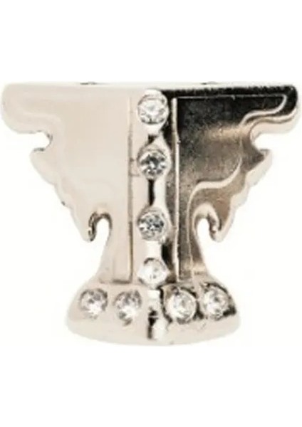 Buğz Kelebek Taşlı Ahşap, Sunta Sandık Ayağı, Kutu Ayak 3,5 cm - Nikel