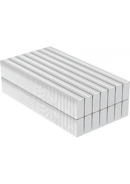 5 Adet 15X10X1.5 mm Köşeli Neodyum Mıknatıs N35 Magnet Dayanıklı Nikel Kaplama