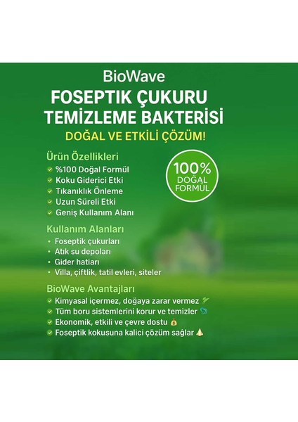 Foseptik Tank Koku ve Atık Giderici - 1 Litre fiyatları