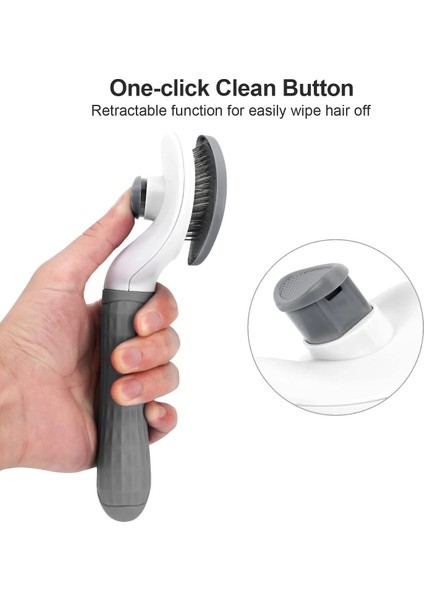 Buğz Kedi Köpek Tüy Toplayıcı Pet Tarak 20 cm