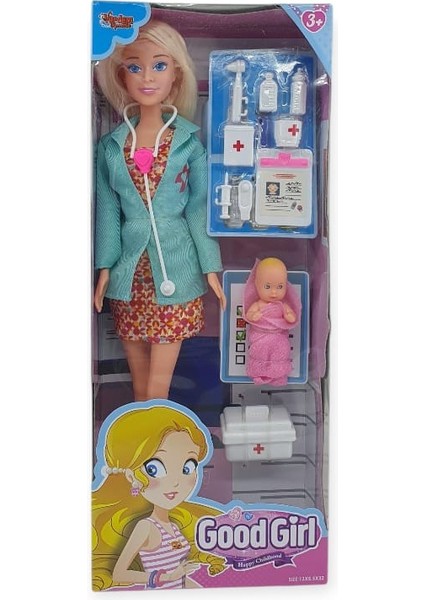 Aksesuarlı Model Bebek Doktor Seti - 115225A (Bamido)