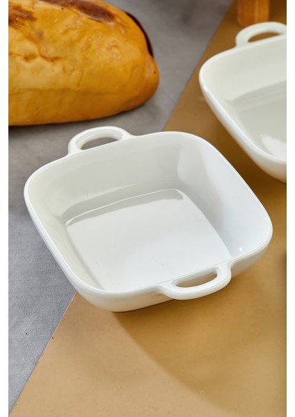 3’lü Kare Kulplu Porselen Kase Seti 15X12X3,5 cm – Kahvaltılık, Meze, Reçellik, Sosluk ve Şık Sunumluk indirimleri