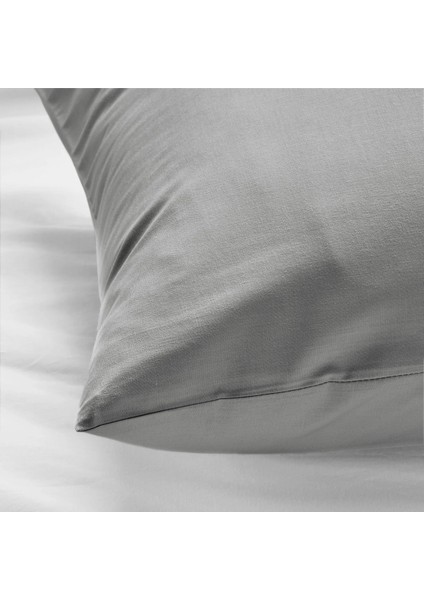 Dvala 2'li Yastık Kılıfı Açık Gri 50 x 60 cm 2 Adet fiyatları